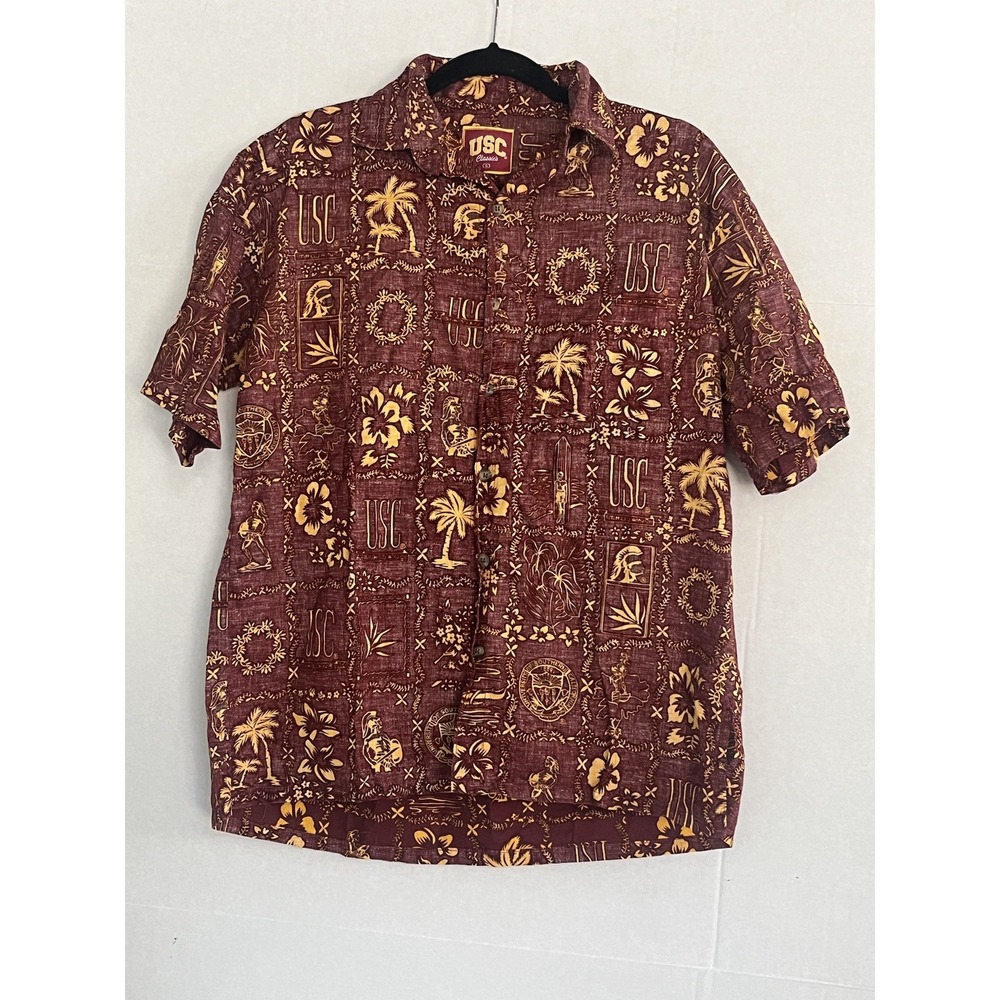 USC Trojans Classics‎ Hawaiian Shirt Men's Small